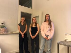 Elever fra designlinjen fortalte om deres ophold